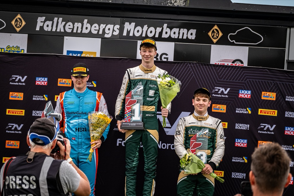 Sebastian Bach var urørlig på Falkenberg Motorbana.
(Foto: Grippo Motorsport PR)